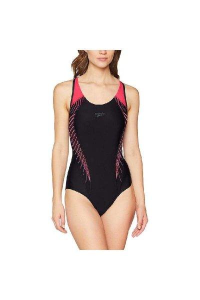 Fit Laneback Speedo női úszódressz fekete /piros 36-os méretben