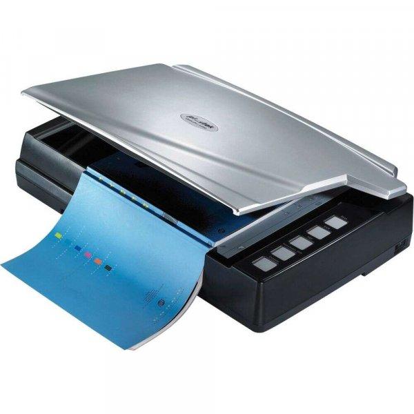 Plustek OpticBook A300 Plus Síkágyas szkenner 600 x 600 DPI Fekete, Ezüst