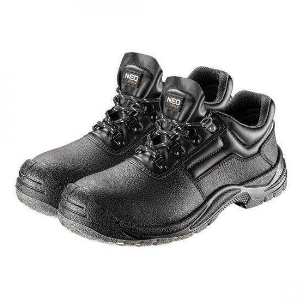 NEO profi munkavédelmi cipő, fekete, bőr, 40-es méret