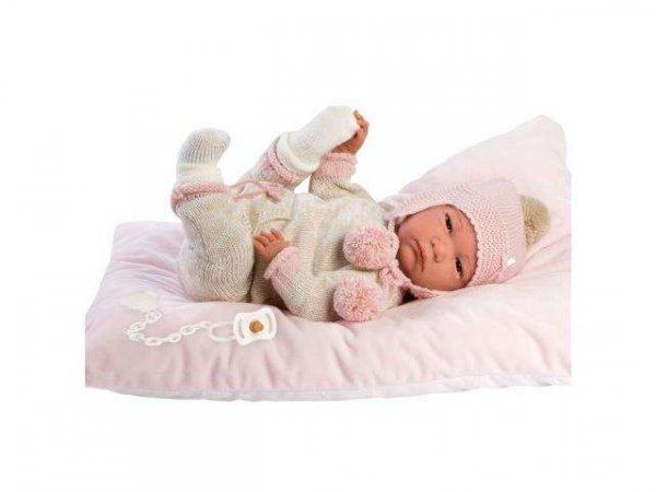 Llorens: Reborn limitált kiadású élethű újszülött baba bojtos ruhával
42cm-es