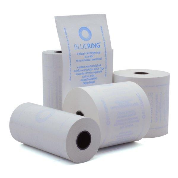 Hőpapír 37 mm széles, 50fm hosszú, cséve 12mm, 10 tekercs/csomag, BPA
mentes Bluering®