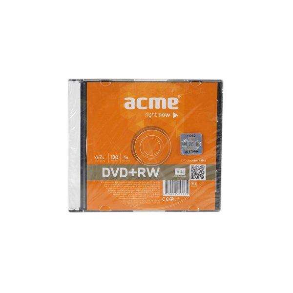 DVD+RW 4,7Gb. újraírható slim tokos Acme