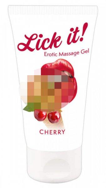 Lick it! - 2in1 ehető síkosító - cseresznye (50 ml)