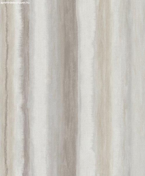 Shades Iconic fehér-barna-szürke csíkos tapéta 34427