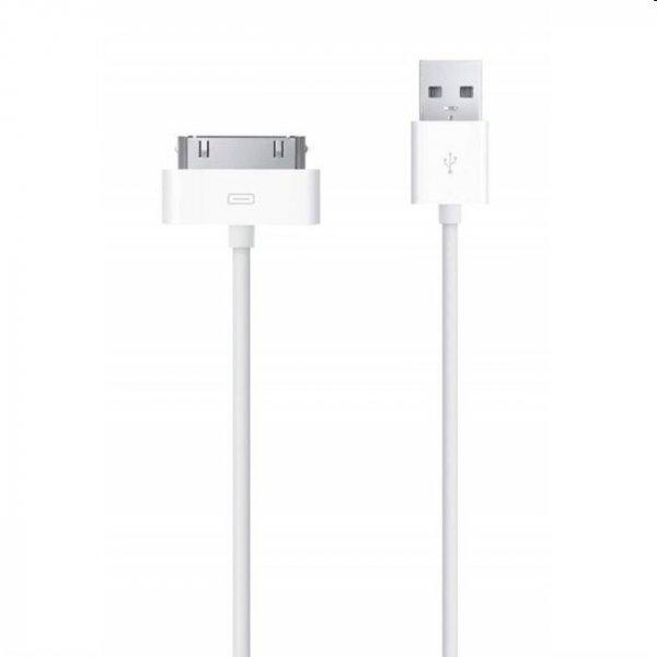 Apple adat- és töltőkábel USB-A - 30pin (1m)
