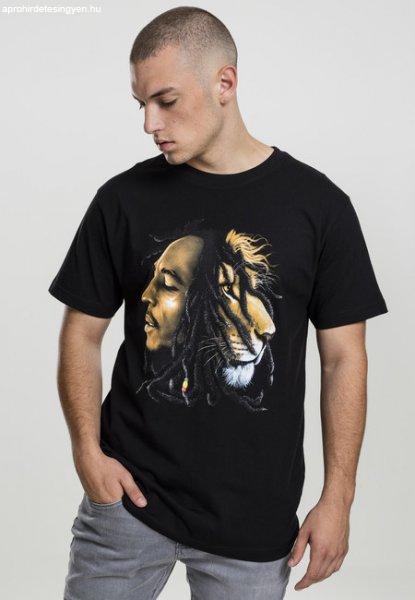 Mr. Tee Bob Marley Lion Face Tee black