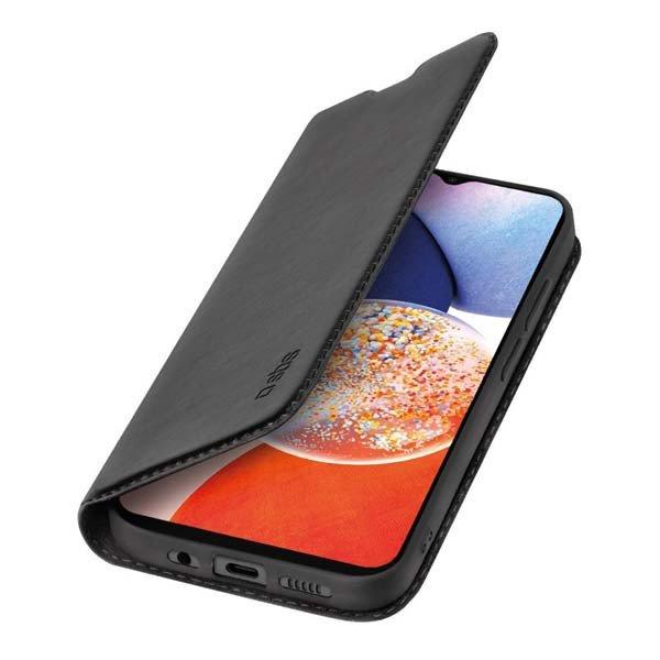 SBS Book Wallet Lite tok Samsung Galaxy A14 4G/A14 5G számára, fekete