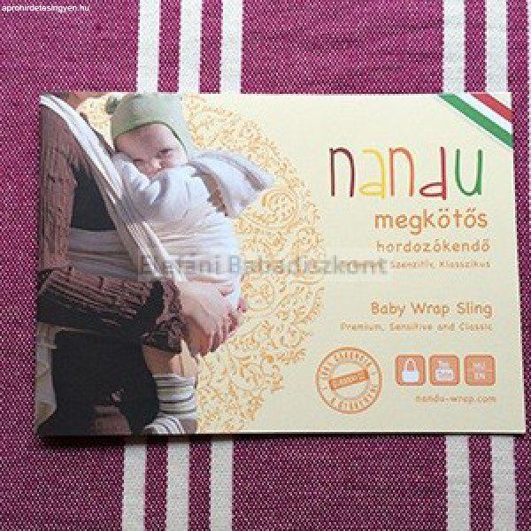Nandu ÖKO Prémium hordozókendő #S-M-L-XL