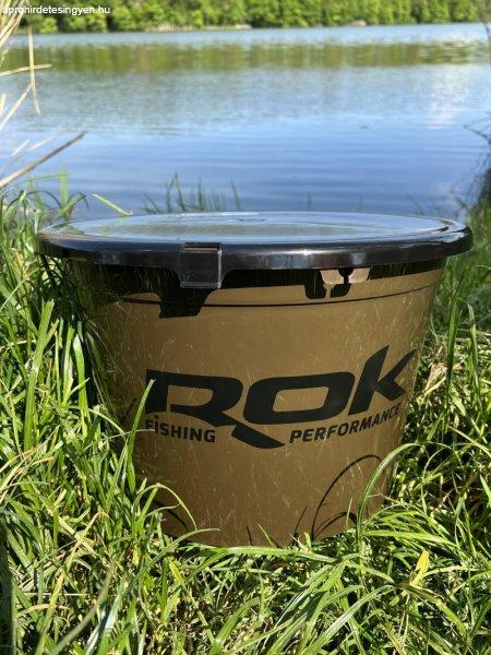 Rok Fishing Performance - Round Bucket Green Brown 13l vödör + fedél
(ROK030276-030030)