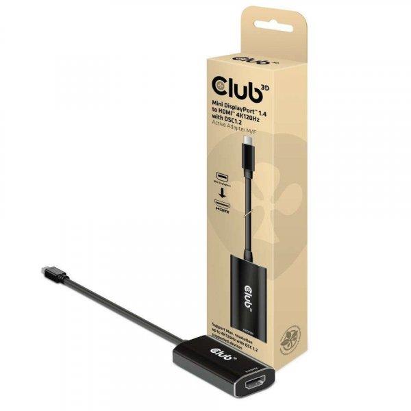 CLUB3D CAC-1186 video átalakító kábel 0,15 M Mini DisplayPort HDMI A-típus
(Standard) Fekete