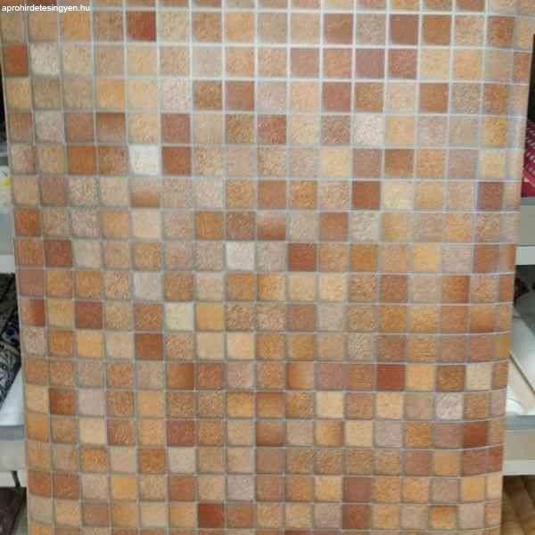 Toscana brown barna mozaik öntapadós tapéta 67,5cmx15m