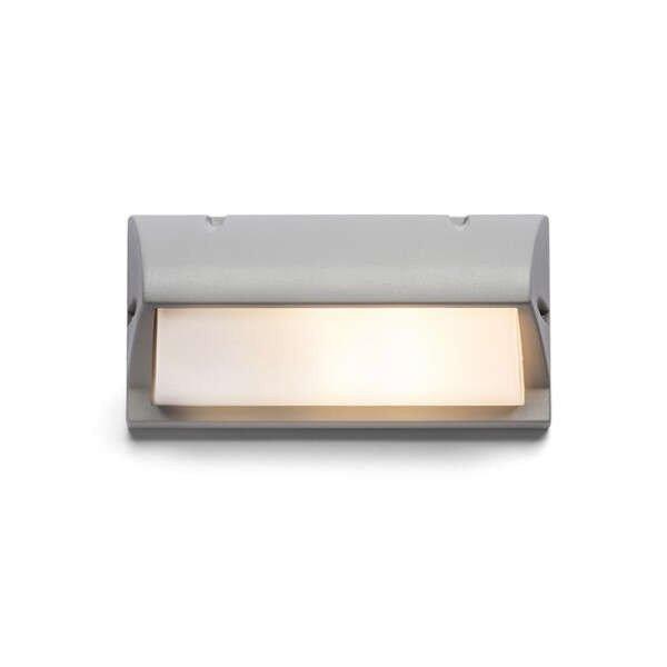 MORA fali lámpa ezüstszürke 230V E27 18W IP54