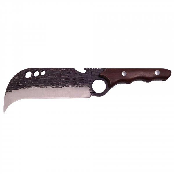 IdeallStore® kézzel készített japán kés, Claw of Osaka, 27,5 cm, barna,
bőr hüvely