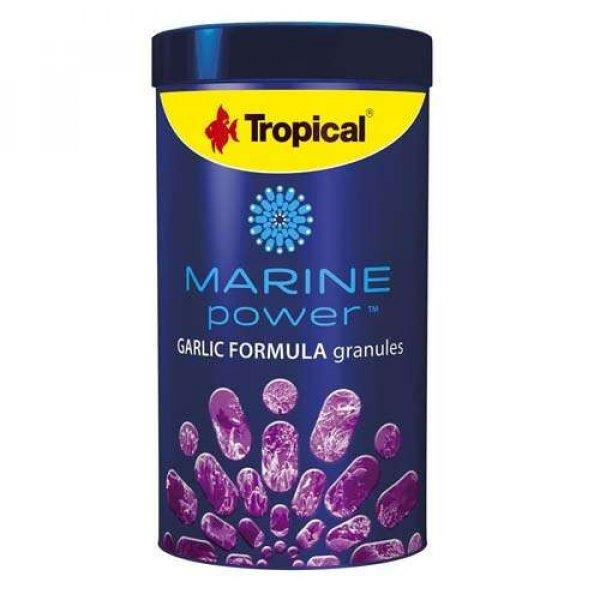 TROPICAL Marine Power Garlic Formula 1000ml/600g granulált haltáp
fokhagymával mindenevő tengeri halaknak
