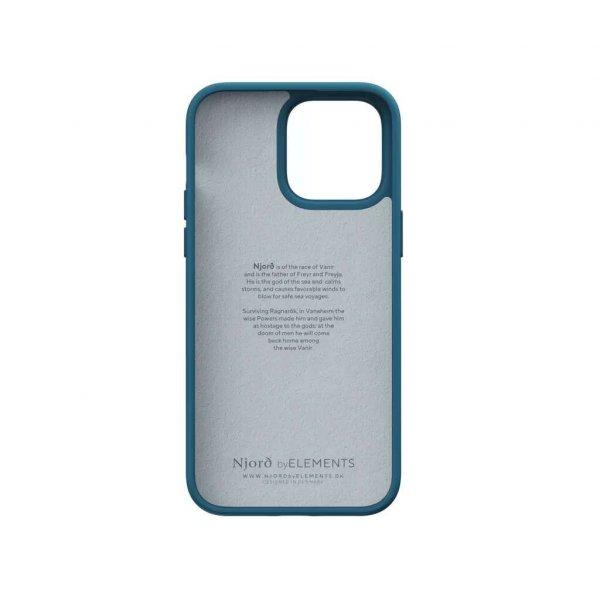 Njord Tonal szövet tok Apple iPhone 14 Pro Max készülékhez kék NA44TN01