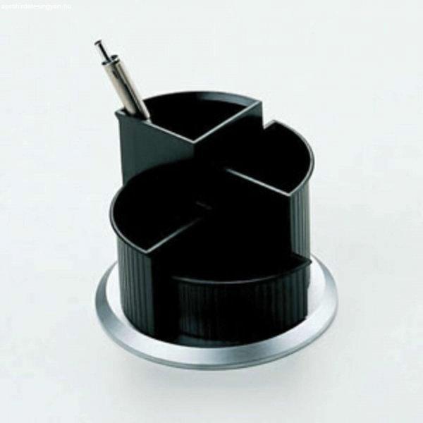 Helit írószertartó forgatható műanyag fekete 6220599