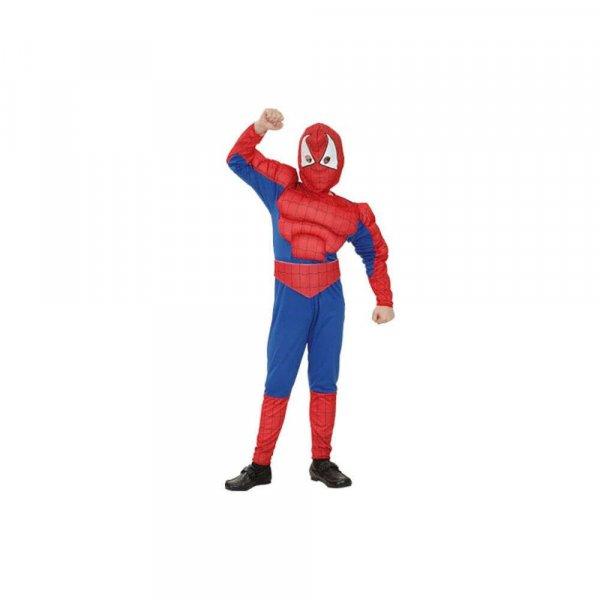 Csodálatos Spiderman öltöny izmokkal gyerekeknek 120 - 130 cm 8-10 év
