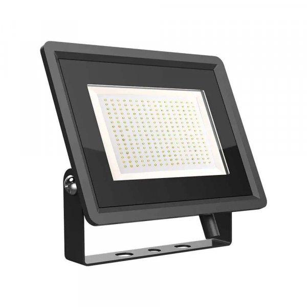V-TAC F-széria LED reflektor 200W hideg fehér, fekete házzal - SKU 6734