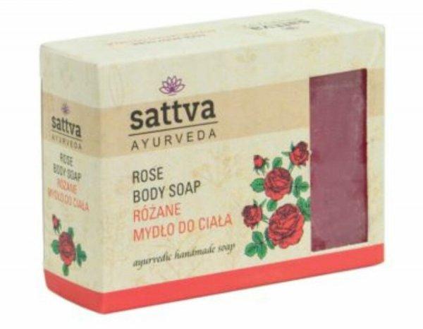 Ajurvédikus kézműves szappan - Rózsa 125g - Sattva Ayurveda