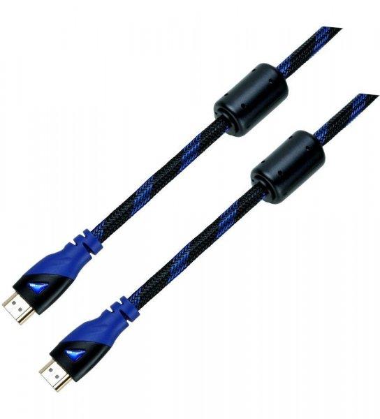 Astrum erősített HDMI kábel 3D és 4K kompatibilis 5.0méter V1.4V
CB-HDMI05-NB HD105