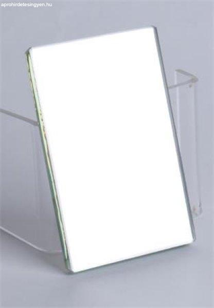 Iskolai tükör, kétoldalas, tokban, 7,5x10,5 cm