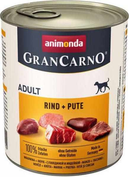 Animonda GranCarno Adult marhás és pulykás konzerv (24 x 800 g) 19.2 kg