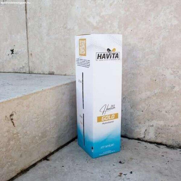 Havita Health Gold multivitamincsomag – havi vitamincsomag aktív fizikai
tevékenységet végzőknek , 31×9 vitamin