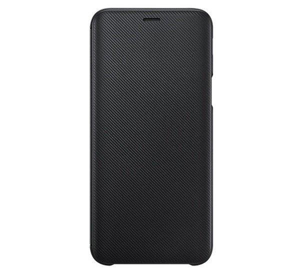SAMSUNG tok álló (aktív FLIP, oldalra nyíló, bankkártya tartó, karbon
minta) FEKETE Samsung Galaxy J6 (2018) SM-J600F