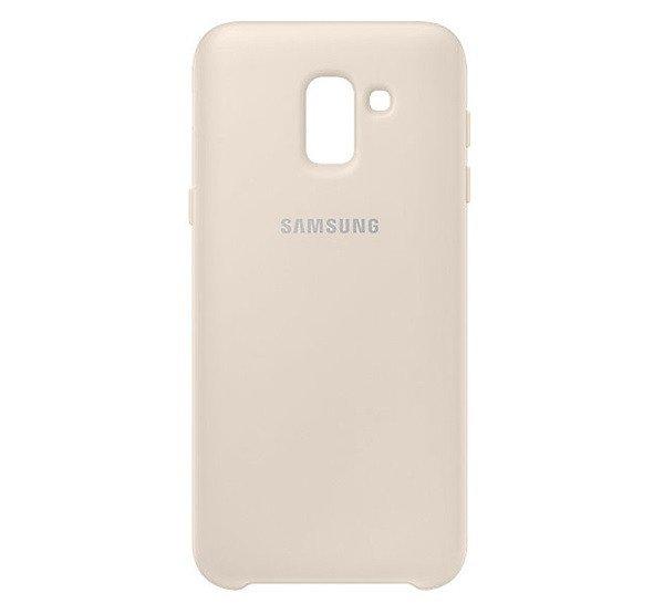SAMSUNG műanyag telefonvédő (dupla rétegű, gumírozott) ARANY Samsung
Galaxy J6 (2018) SM-J600F