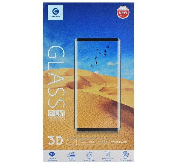 MOCOLO képernyővédő üveg (3D full cover, full glue, teljes felületén
tapad, íves, karcálló, 9H) FEKETE Xiaomi Mi 10 Lite 5G