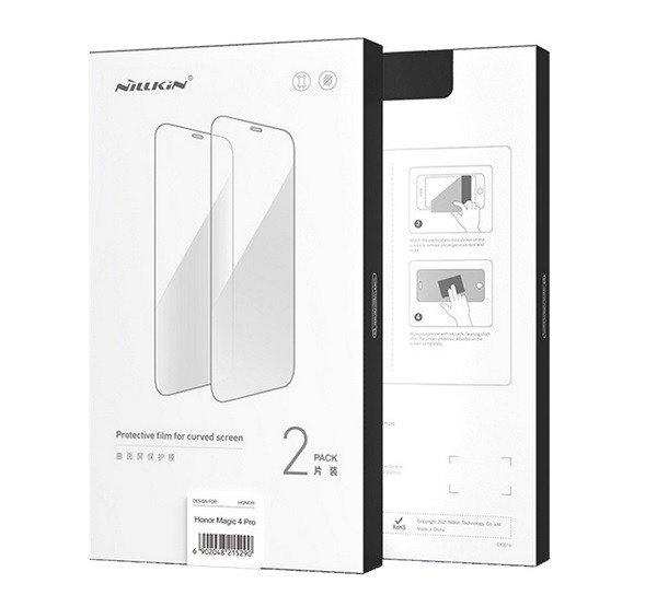 NILLKIN képernyővédő fólia 2db (3D full cover, íves, karcálló, 0.33mm,
9H + felhelyezést segítő keret) FEKETE Samsung Galaxy S23 Ultra (SM-S918)