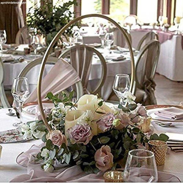FA karika szett esküvői dekoráció arany vagy ezüst színben
