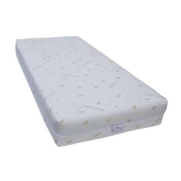 Best Sleep Dream Aloe Vera ortopéd matrac, 90x180x20 cm, poliuretán
memóriahab, hipoallergén, megfordítható, levehető huzat, közepes
keménység