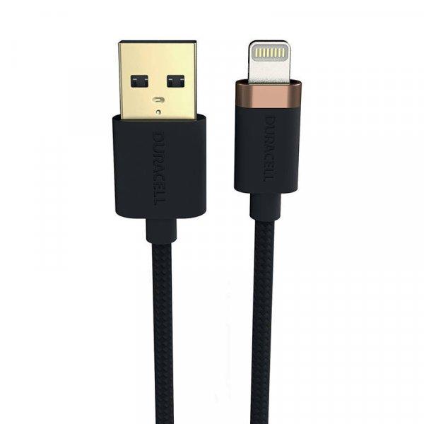 Duracell USB-C kábel for Lightning 2m (Black)
