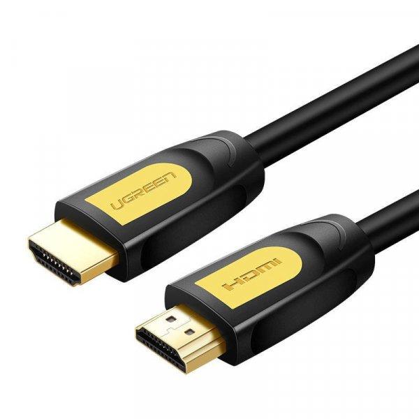 UGREEN HD101, HDMI 2.0 kábel, 4K 60Hz, HDR, 1m (fekete-sárga)