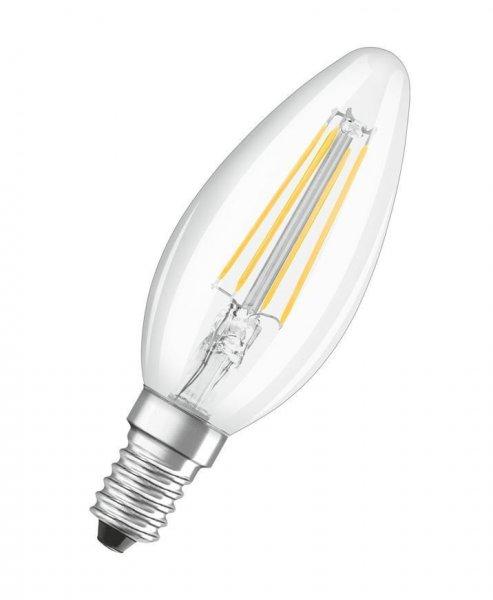 Égő Osram LED Fil 040 (Ean8637) Non-Dim, 4W/827 E14 2700K Value Classic B