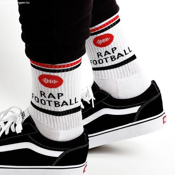 Zokni Rap & Football Socks White