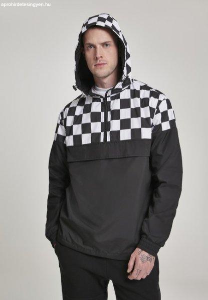 Urban Classics Check Pull Over Jacket blk/chess