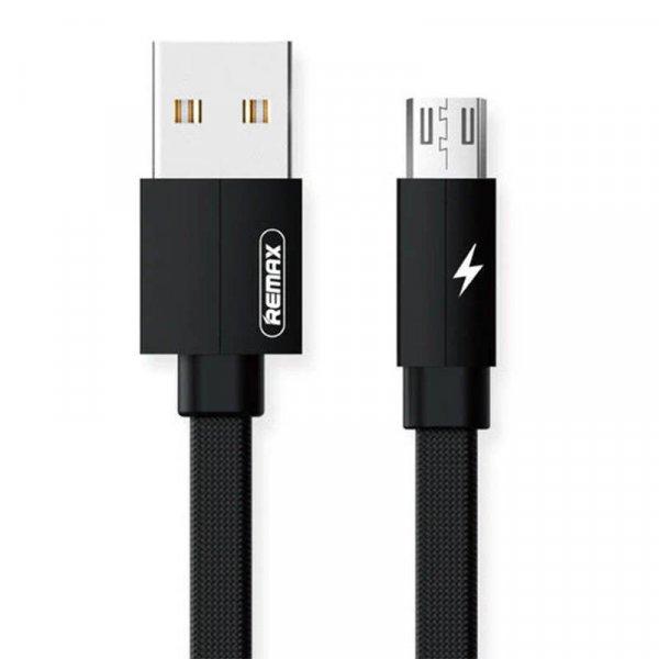USB Micro Remax Kerolla kábel, 1m (fekete)