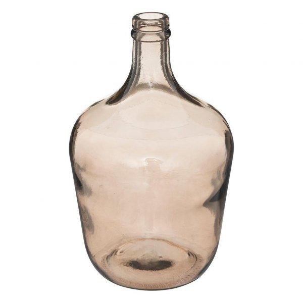 Üveg váza 30 cm, barna átlátszó üveg - TOSCANE - Butopêa