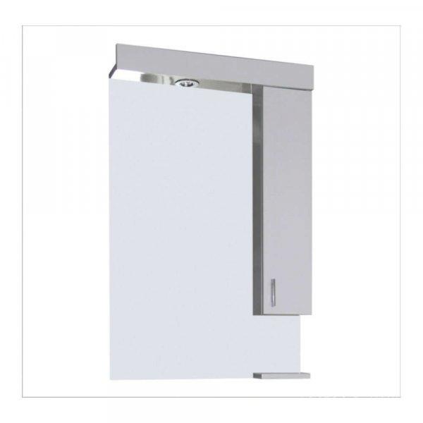 Viva STYLE Tükrös fürdőszobai szekrény LED világítással - JOBBOS
szekrénnyel - 55 x 97 x 17 cm