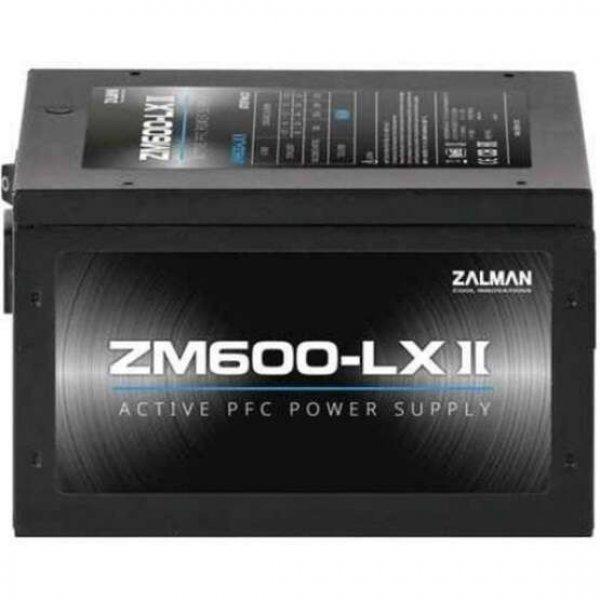 Zalman ZM600-LXII tápegység 600 W 20+4 pin ATX ATX Fekete