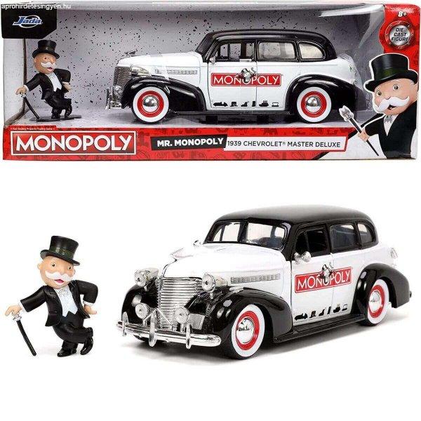 MR.Monopoly & 1939 Chevrolet Master Deluxe modell autó 1:24