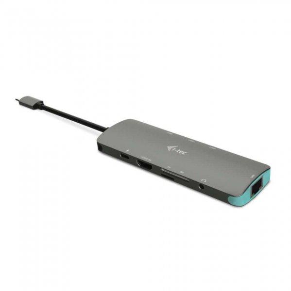 i-tec USB-C Metal Nano Dock 4K HDMI + Power Delivery 100 W dokkoló állomás
szürke (C31NANODOCKLANPD)