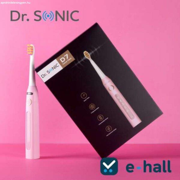 Dr. SONIC D7, IPX7, 5 üzemmód, Szónikus, Rózsaszín, Elektromos fogkefe