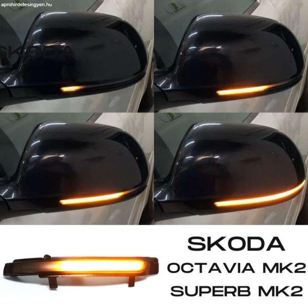 Skoda Octavia MK2 2 II 1Z3 1Z5 Superb 3T4 3T5 dinamikus LED - LEDES Tükör
Index futófényes tükörindex 3T0949101 3T0949102✔️