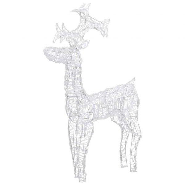 Akril rénszarvas karácsonyi dekoráció 90 led-del 60x16x100 cm