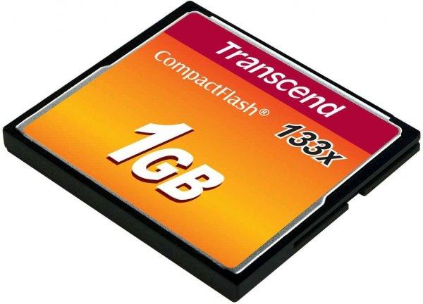Transcend TS1GCF133 1GB Compact Flash Class 10 UHS-I memóriakártya