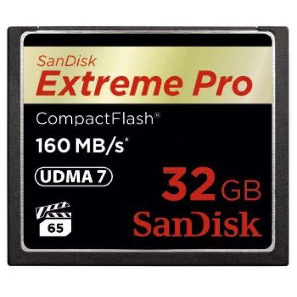 32GB Compact Flash Sandisk Extreme Pro (SDCFXPS-032G-X46 / 123843)
