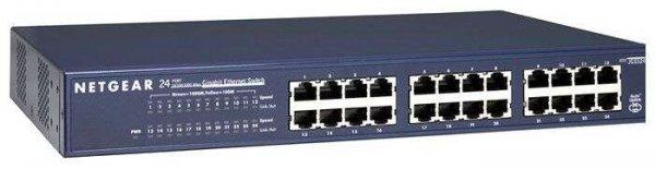NETGEAR JGS524 Beállítást nem igénylő (unmanaged) Gigabit Ethernet
(10/100/1000) Kék